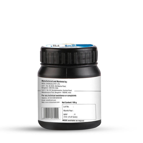 Vista Auto Care Hard Water Stain Remover 100g for water spots and mineral deposits

