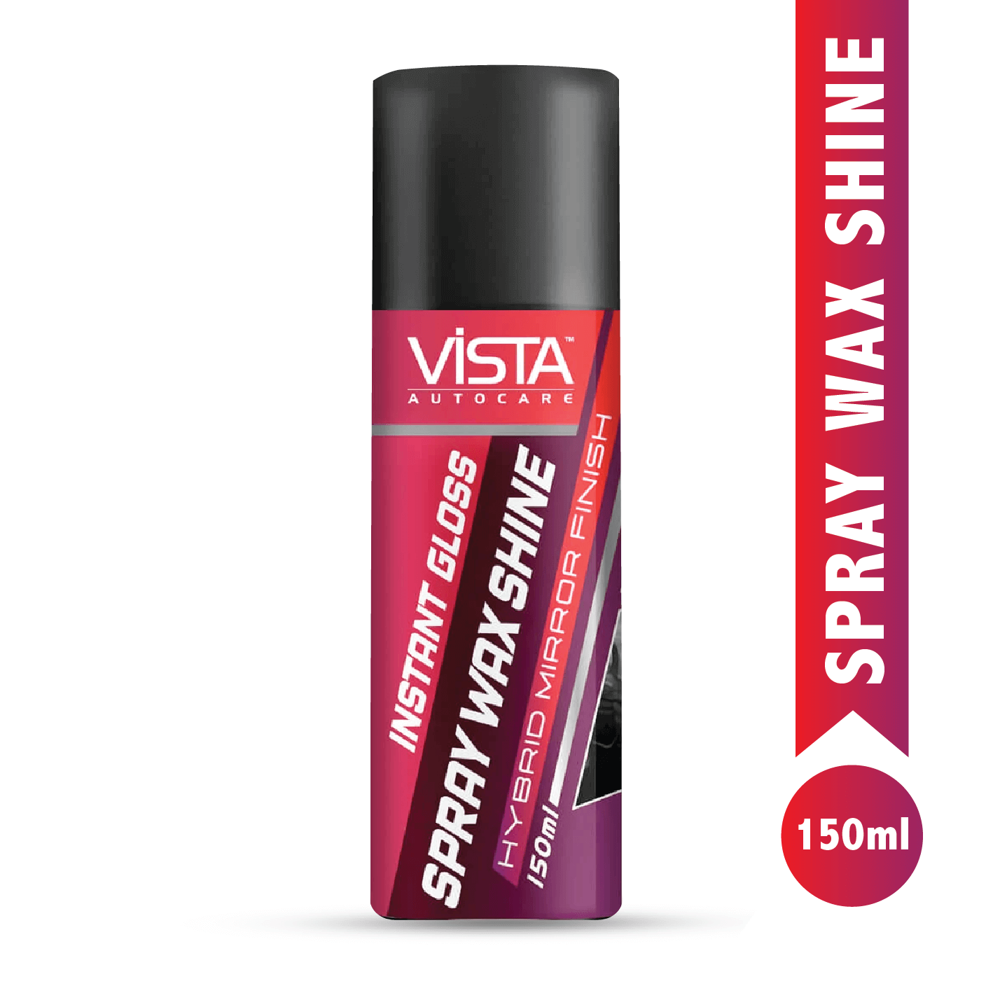 Vista Auto Care Spray Wax Shine 150ml car spray wax with UV protection


