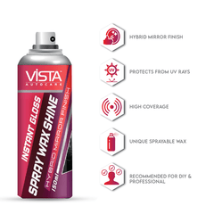 Vista Auto Care Spray Wax Shine 150ml car spray wax with UV protection

