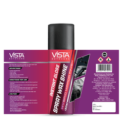 Vista Auto Care Spray Wax Shine 150ml car spray wax with UV protection

