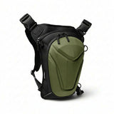 66BHP x Vantora ARC 4-in-1 Thigh Bag Olive Green Motorcycle Touring Utility Leg Bag