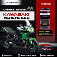 CRANK1 CFB241 carbon front brake pads for Kawasaki Versys 650 2022 onwards