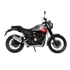 Red Rooster Vertex Polish Exhaust for Royal Enfield Himalayan and Scram 411 performance exhaust upgrade