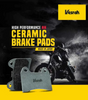 Vesrah Ceramic Brake Pads for Kawasaki Ninja 300 