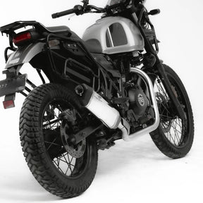 Red Rooster Vertex Polish Exhaust for Royal Enfield Himalayan and Scram 411 performance exhaust upgrade