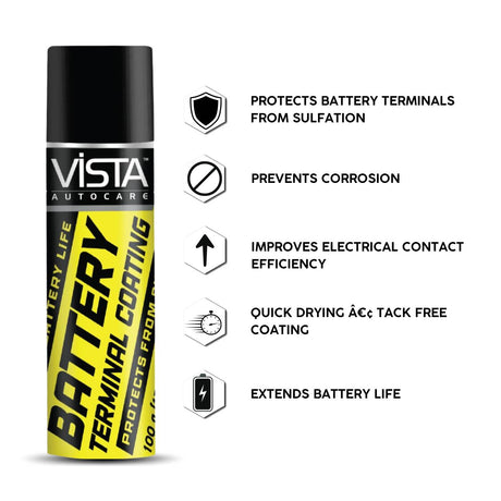 Vista Auto Battery Terminal Protector Spray 150ml anti-corrosion coating

