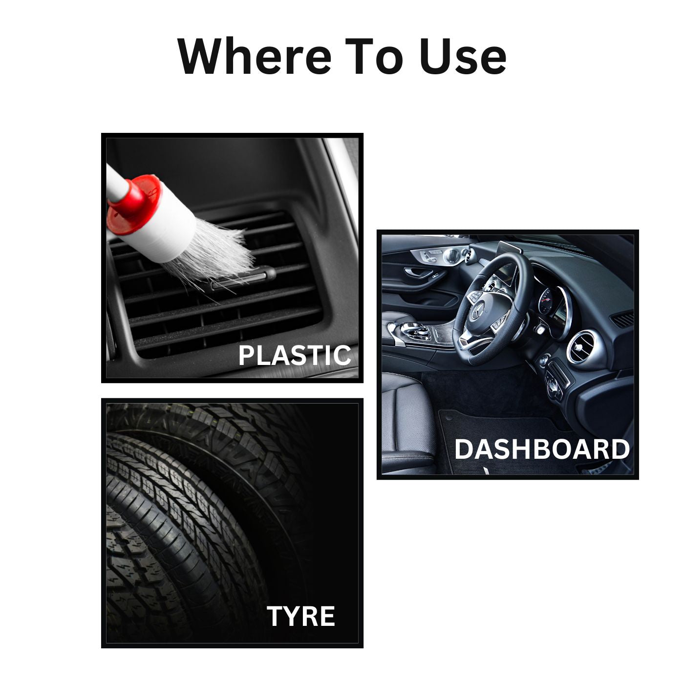 Vista Auto Care Dashine 5L non-greasy dashboard polish for car interiors

