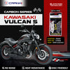 CRANK1 Carbon Brake Pads CFB182 for Kawasaki Vulcan S Front