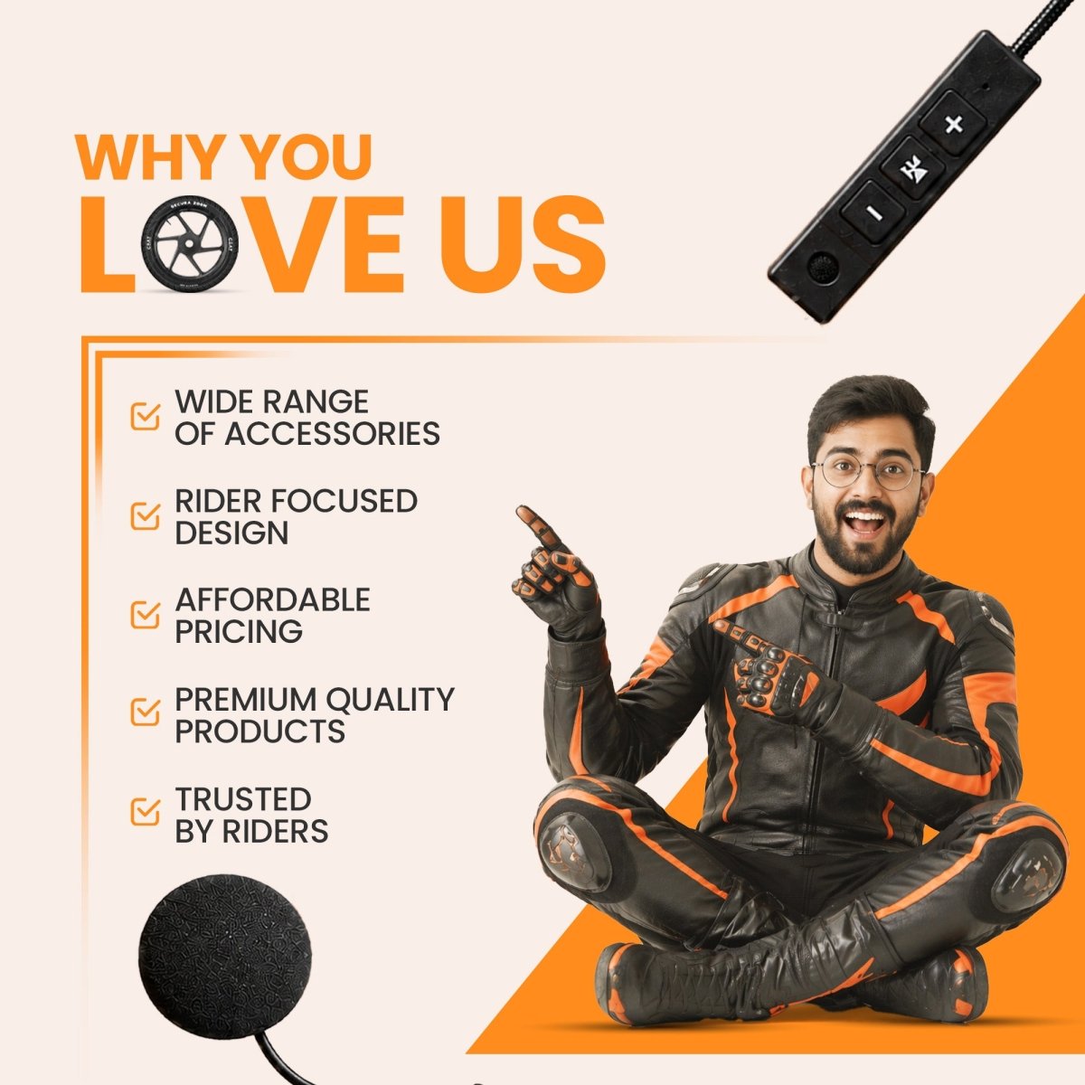 LGP BT-8 Bluetooth 5.2 wireless motorcycle helmet headset

