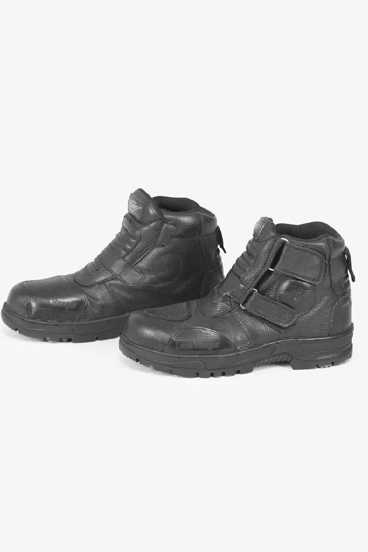 Lone Ranger Wanderer Leather Adventure Touring Motorcycle Riding Boots
