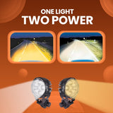 LGP DK660 90W 11200LM LED spotlight pair for motorcycle


