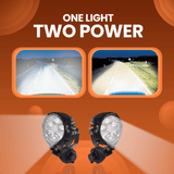 LGP DK-550 Pro 90W LED spotlight pair for bike and car

