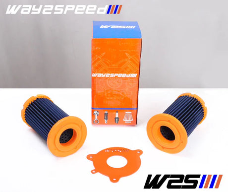 Way2Speed MagnaFlow Nano Fiber Performance Air Filter for Royal Enfield Super Meteor 650 / Shotgun 650 – Stage 2 Free Flow Intake Upgrade