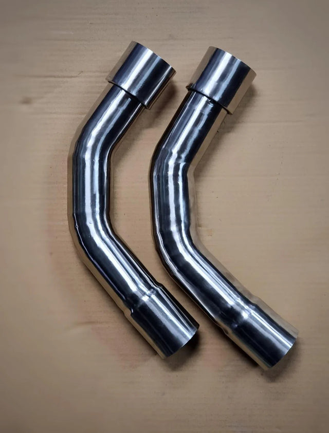 Barrel stainless steel decat pipe for Kawasaki Ninja 1000SX performance exhaust system