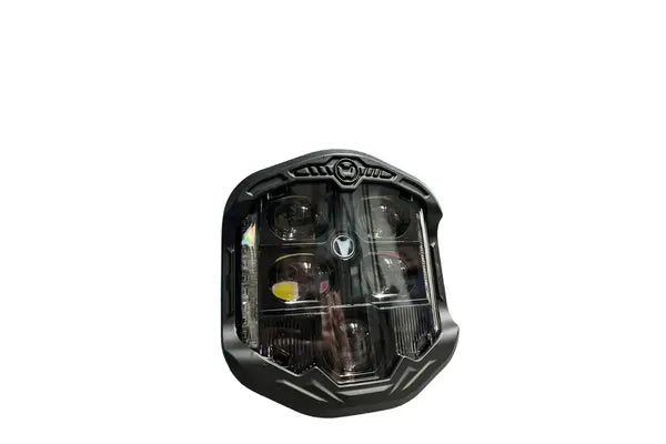 LIU HJG Master 5 Lens Gods Eye 7 Inch LED Headlight for Royal Enfield Mahindra Thar Gypsy