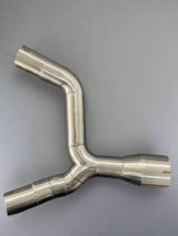 Barrel stainless steel cat delete pipe for Kawasaki Ninja 1000 performance exhaust system
