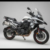 Barrel Storm stainless steel slip-on exhaust with link pipe for Benelli TRK 502X adventure motorcycle