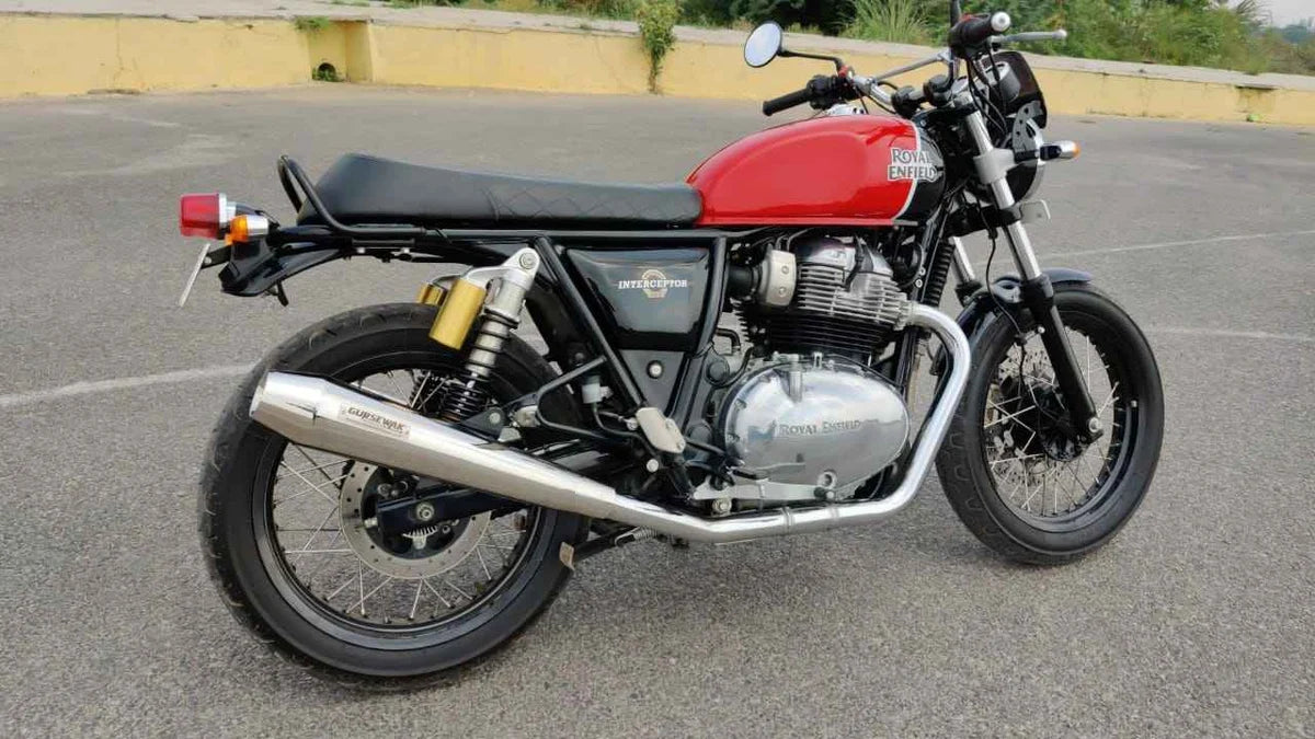 Gursewak Short Cone Exhaust for Royal Enfield GT 650