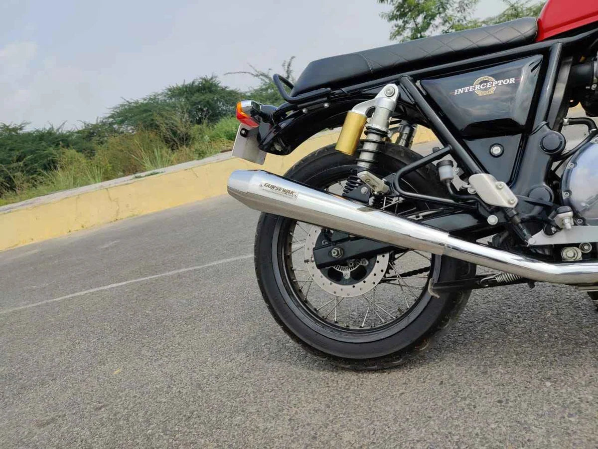 Gursewak Short Cone Exhaust for Royal Enfield GT 650
