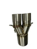 MK Racing stainless steel exhaust header system for Aprilia RS 457