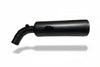 MK Racing matte black short can exhaust silencer for Harley-Davidson X440 and Hero Mavrick 400