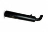 MK Racing matte black long can exhaust silencer for Harley-Davidson X440 and Hero Mavrick 400