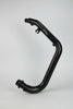MK Racing matte black steel bend header pipe for Royal Enfield Hunter 350