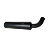 MK Racing matte black mid can slip-on exhaust silencer for Harley-Davidson X440