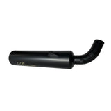 MK Racing matte black mid can slip-on exhaust silencer for Harley-Davidson X440