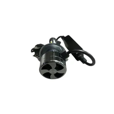 LGP AC/DC 12V to 80V H4 LED Headlight Bulb with Cooling Fan Head Light Kit (50W White)- UNIVERSAL Only for Bike