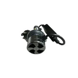 LGP AC/DC 12V to 80V H4 LED Headlight Bulb with Cooling Fan Head Light Kit (50W White)- UNIVERSAL Only for Bike