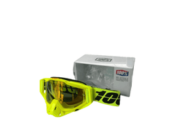 100% Goggles Full neon black plain tint - 1 YEAR WARRANTY