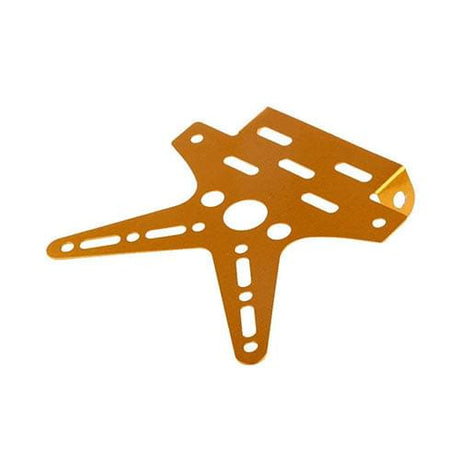 Adjustable Tail Tidy Number Plate Holder/License Plate Holder Bracket - Universal for all Bikes (Gold)