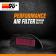 K&N YA-1208 high flow air filter for Yamaha R15 V1 and V2 150cc performance motorcycle washable reusable engine filter
