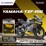 CRANK1 Ceramic Brake Pads for Yamaha YZF-R15 2019-2020 Front Disc Brake CRM282