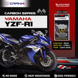 CRANK1 CFB471 carbon rear brake pads for Yamaha YZF-R1 2004 motorcycle