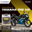 CRANK1 Ceramic Rear Brake Pads CRM761 for Yamaha R15 V2 HH Rated Disc Brake Pads