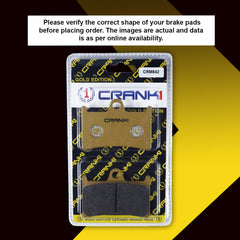 CRANK1 Ceramic Front Brake Pads for Yamaha YZF-R6 2004-2016