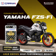 CRANK1 Ceramic Rear Brake Pads for Yamaha FZS-Fi CRM234