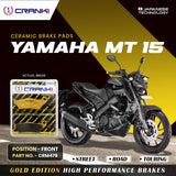 CRANK1 Ceramic Front Brake Pads CRM479 for Yamaha MT-15 HH Rated Motorcycle Brake Pads