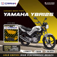 CRANK1 Ceramic Brake Pads for Yamaha YBR125 2010-2016 Front Disc Brake CRM282