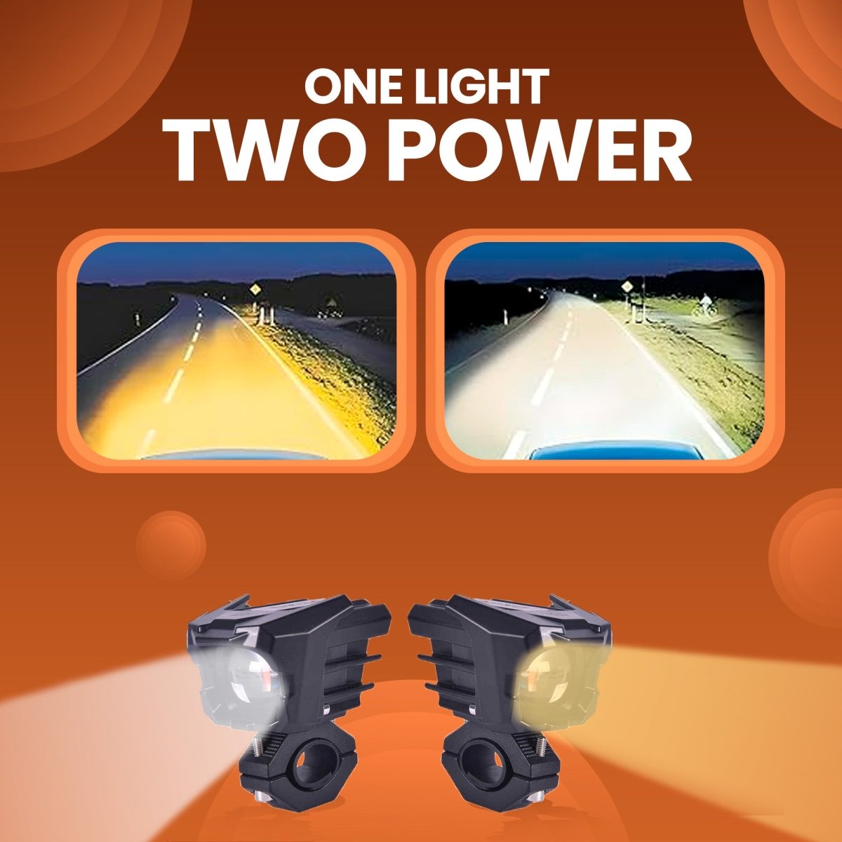 LGP DK34 60W dual beam LED spotlight for bike
