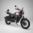 Barrel Rogue 2.0 exhaust Yezdi Scrambler with link pipe performance slip on exhaust India
