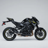 Barrel Outlaw V2 stainless steel slip-on exhaust with link pipe for Kawasaki Z900 motorcycle