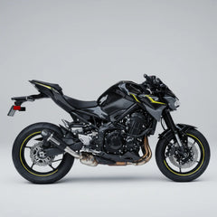 Barrel Outlaw V2 stainless steel slip-on exhaust with link pipe for Kawasaki Z900 motorcycle