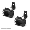 Auto Engina Universal Fit Fog Light Mount Clamps for 19-27mm Motorcycle Crash Guards and Frame Tubes