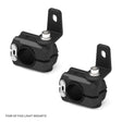 Auto Engina Universal Fit Fog Light Mount Clamps for 19-27mm Motorcycle Crash Guards and Frame Tubes