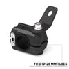 Auto Engina Universal Fit Fog Light Mount Clamps for 19-27mm Motorcycle Crash Guards and Frame Tubes