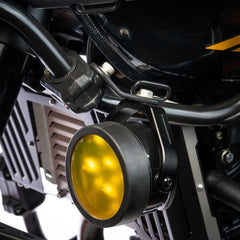 Auto Engina Universal Fit Fog Light Mount Clamps for 19-27mm Motorcycle Crash Guards and Frame Tubes