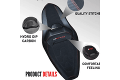 AEROX155 V2 TOURING SEAT ( Black With Red logo) | Yamaha Aerox 155